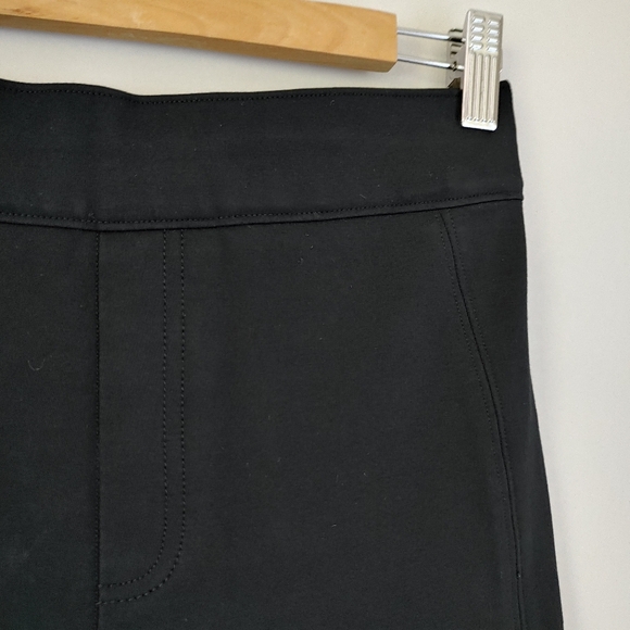 SPANX Perfect Fit Ponte Slim Straight Pant Size Medium Black - Picture 10 of 16